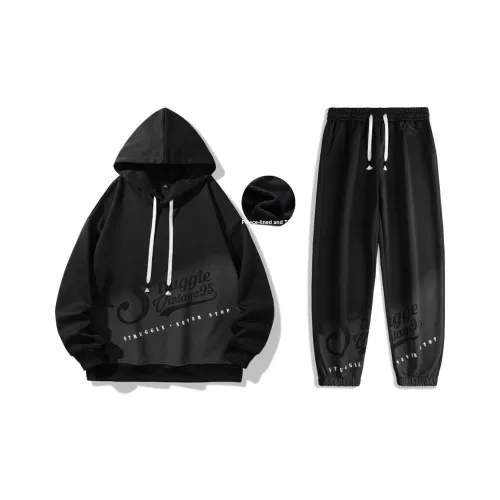 Struggle Vintage95 Комплект Свитшот Унисекс Черный