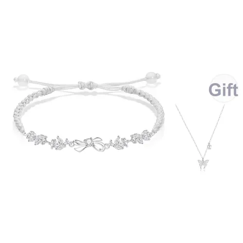 JOYDINNY Браслет с шнурками женский