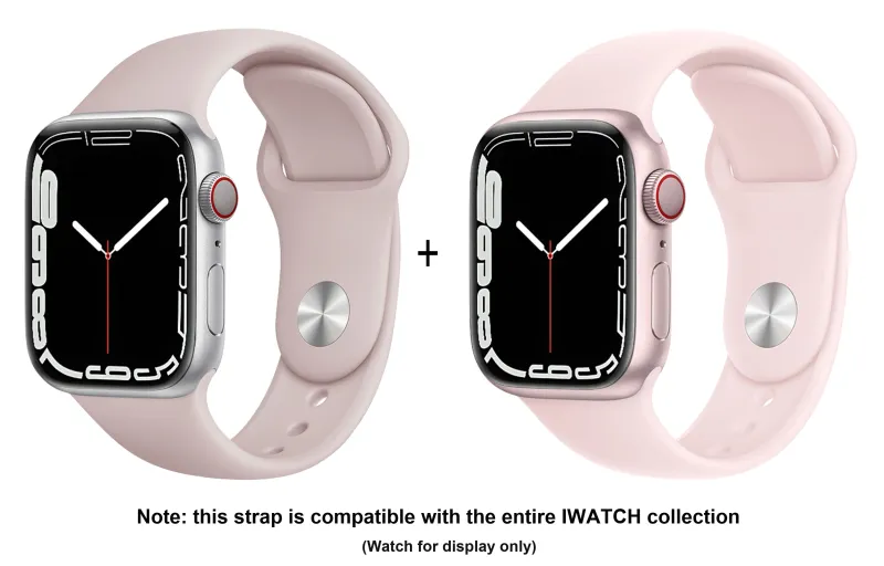ZHISHENG Apple Compatibility Watch Band 21.7cm Silicone Material-17