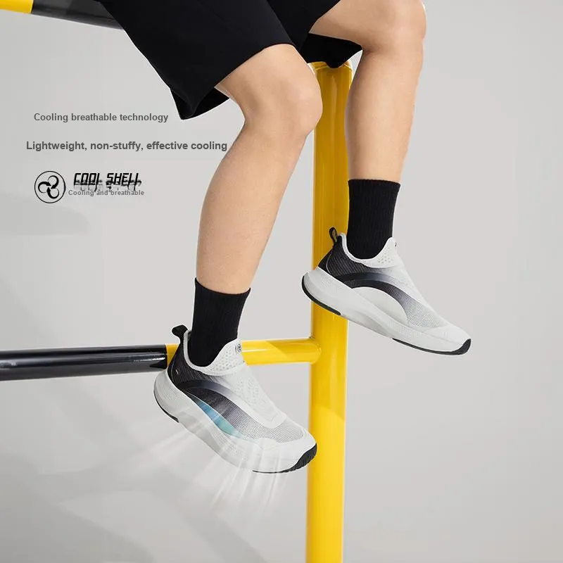 LiNing Soft Series Go Cushioning Anti Slip Wear Resistant Breathable Lightweight Rebound Low Top Casual Shoes Men's-5