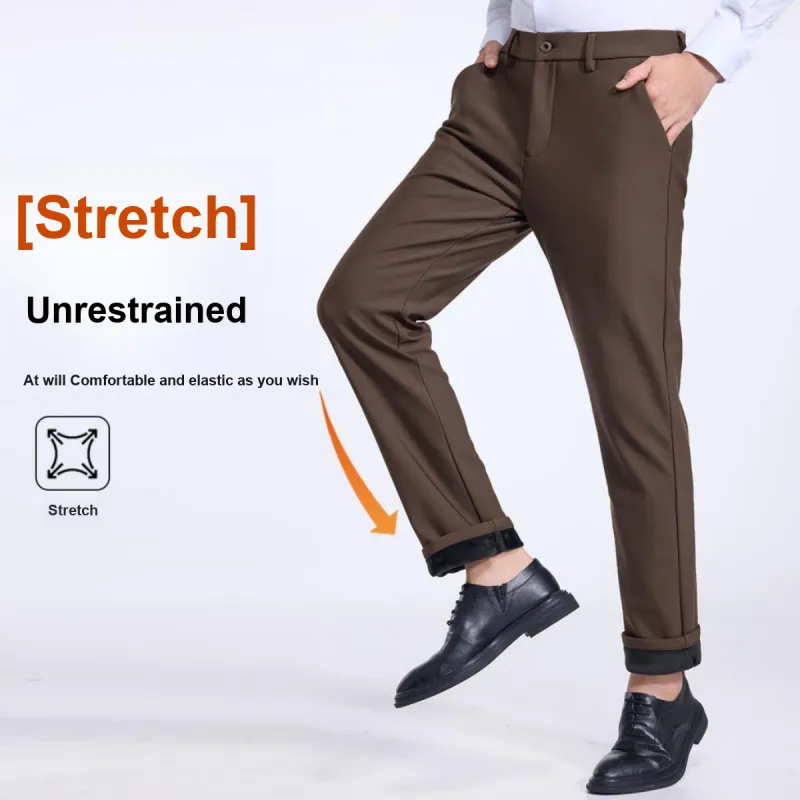 Red bean Suit Trousers Men-14
