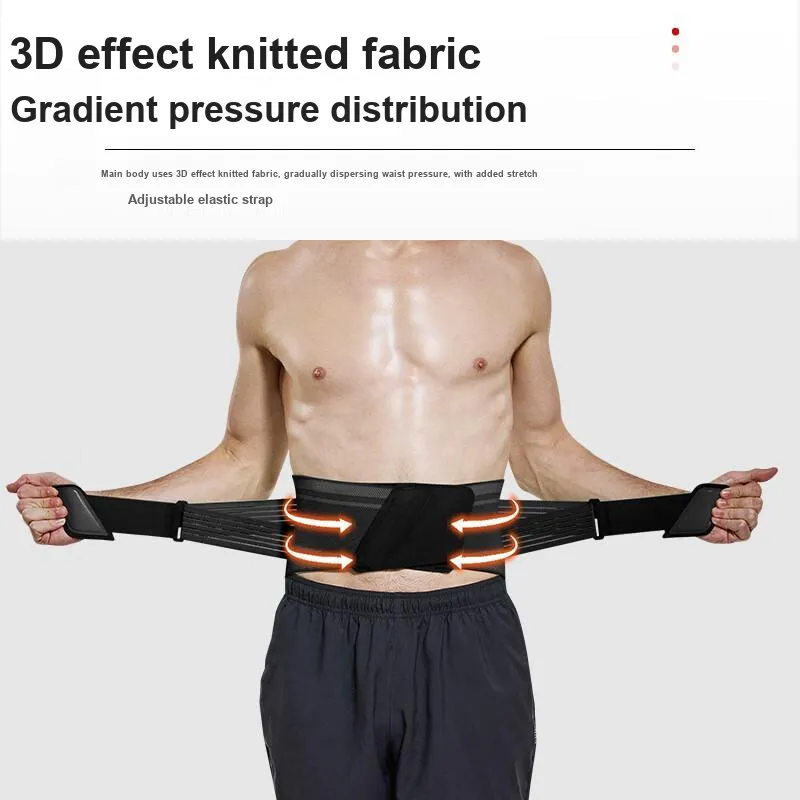 NAILEKESI Back Support Braces Fitness Badminton Basketball Breathable Protective Compression Elastane Nylon Unisex-7