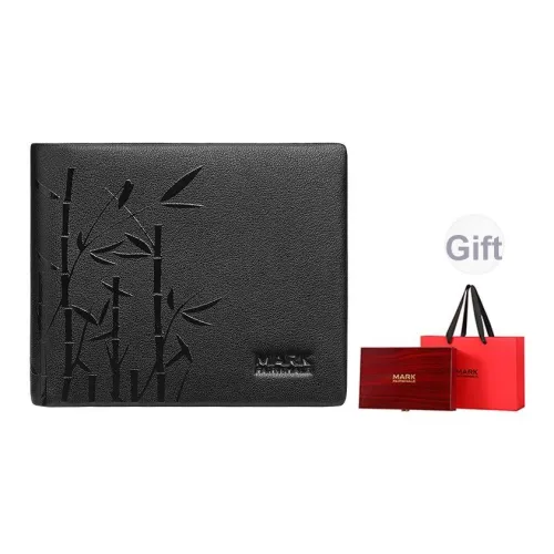 FAIRWHALE Кошелек из натуральной коровьей кожи мужской черный