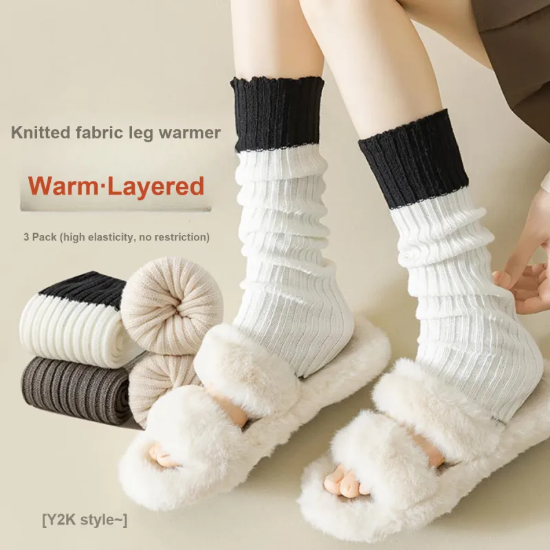 MIIOW Knee High Socks Women's 3 Pack-2