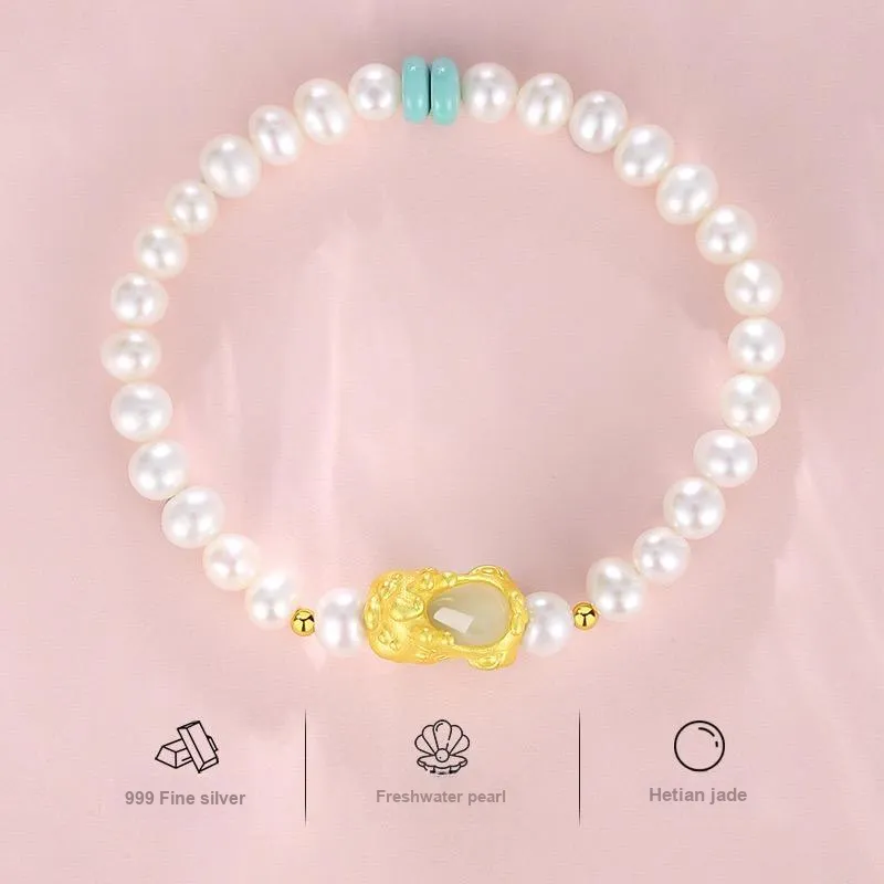 I DO Pearl Bracelets Women's-3