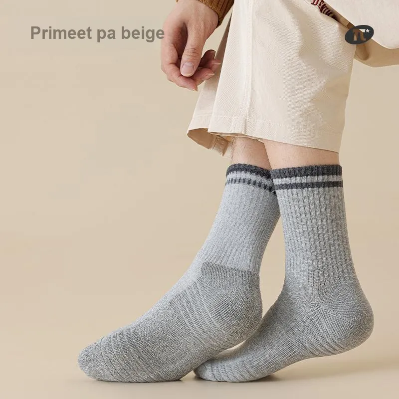 Primeet Mid Calf Socks Men's 4 Pack-3