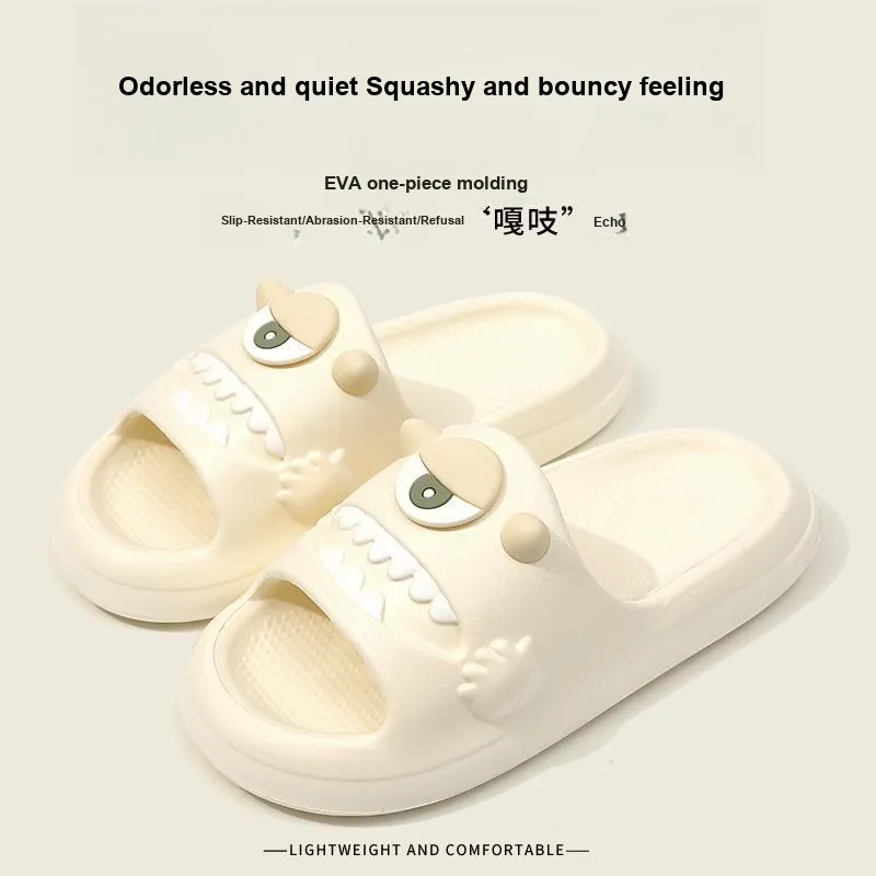Foot Recreation Indoor Slippers With A Squashy And Bouncy Feel, Platform Design, Slip Resistant, Quiet For Bathroom Use-2