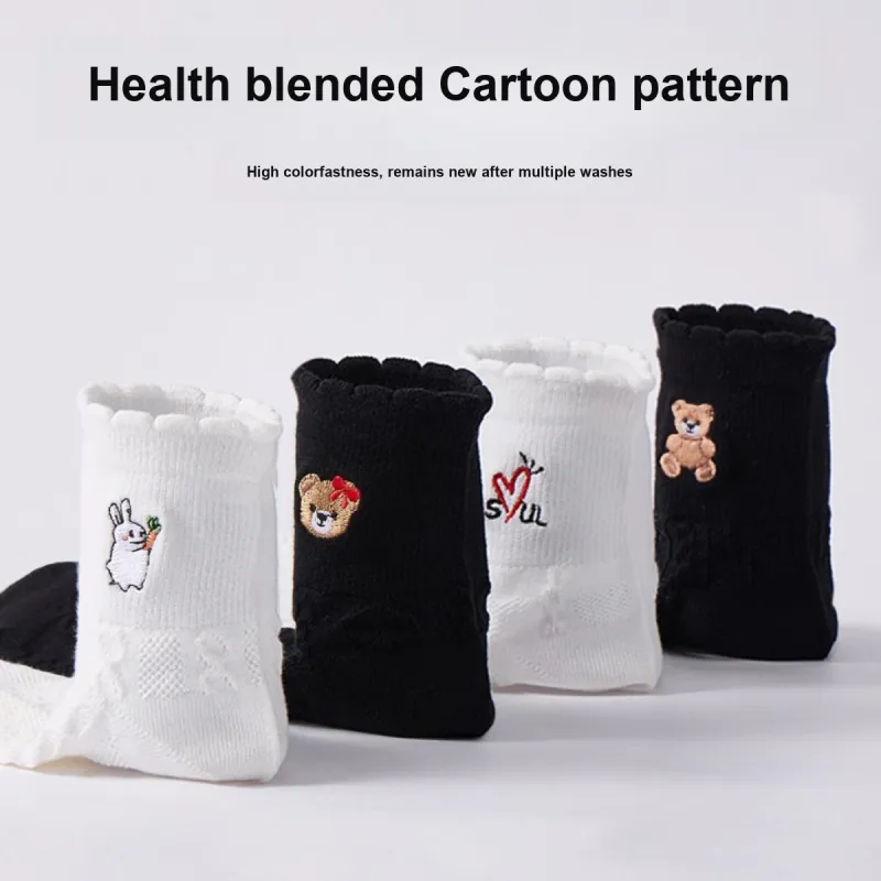 H YXIANG Ankle Socks Women's 4 Pack-3