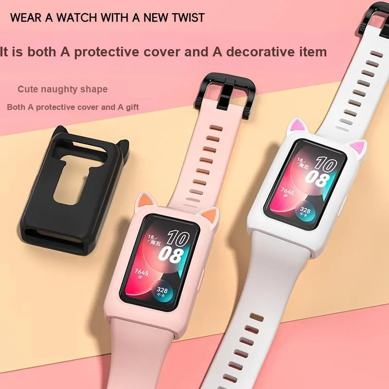 MSSM Watch Band Huawei Compatibility Silicone Material-10