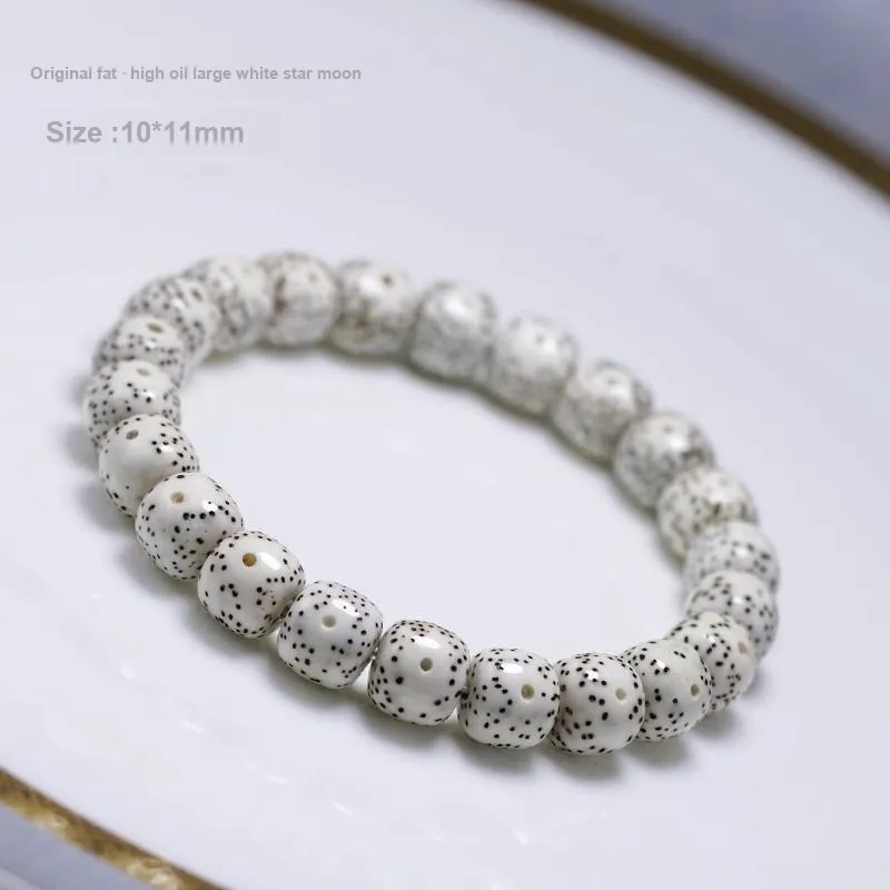 FANGYUANXIAOFU Star Moon Bodhi Seeds Bracelets Unisex-5