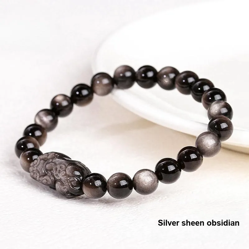 Fengyun Pavilion Obsidian Bracelets Unisex-3