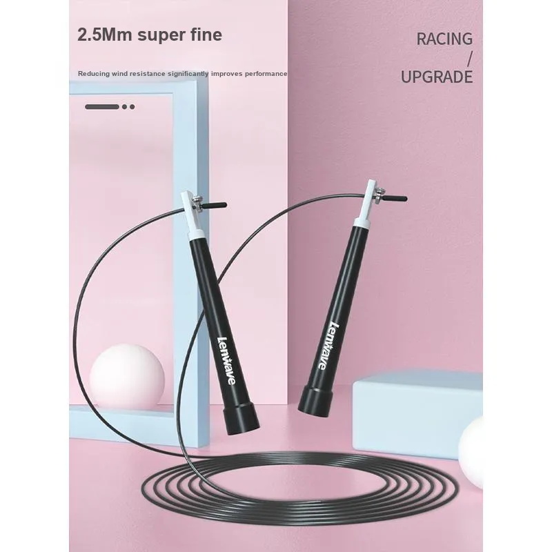 LENWAVE Fitness Training Non Countable Jump Ropes Students Handle Material ABS Twine Material, PVC Steel Wire 3m-5