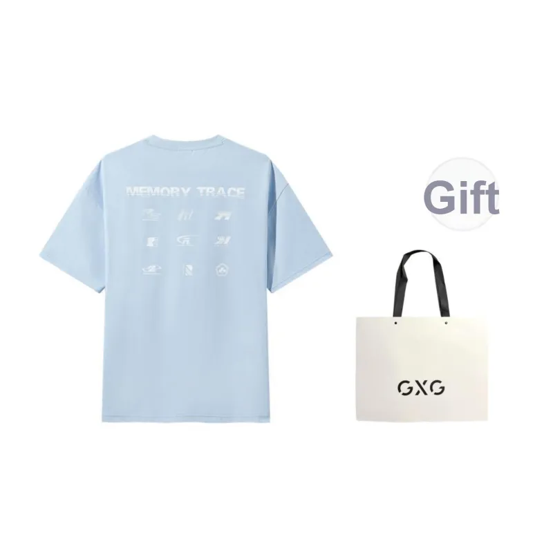 GXG Knitted Fabric Short Sleeved T Shirts Men's-13