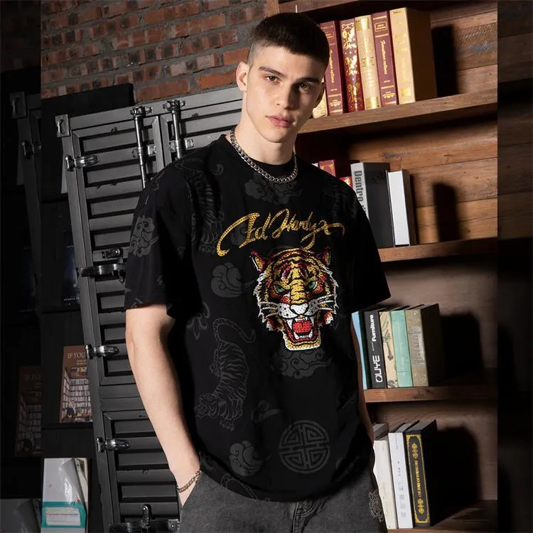 ED HARDY X T Shirt Unisex Black-4