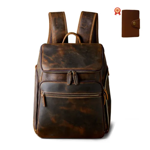 Simple & Nature Backpacks Dark Brown