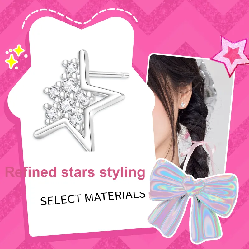 Barbie Copper Alloy Stud Earrings Women's-1