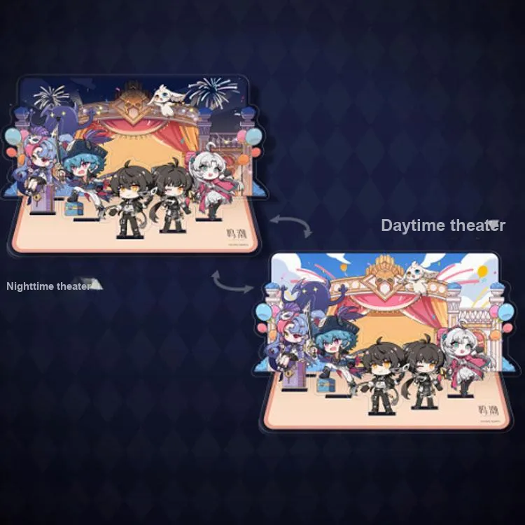 KURO GAMES Mingchao, Laguna's Day And Night Dual Face Acrylic Stands-2
