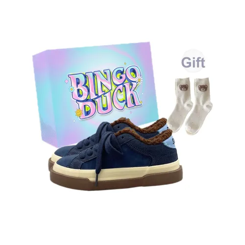 BINGO DUCK Покрытие Устойчивое к истиранию Низкий Топ Скейтборд Кроссовки Женские