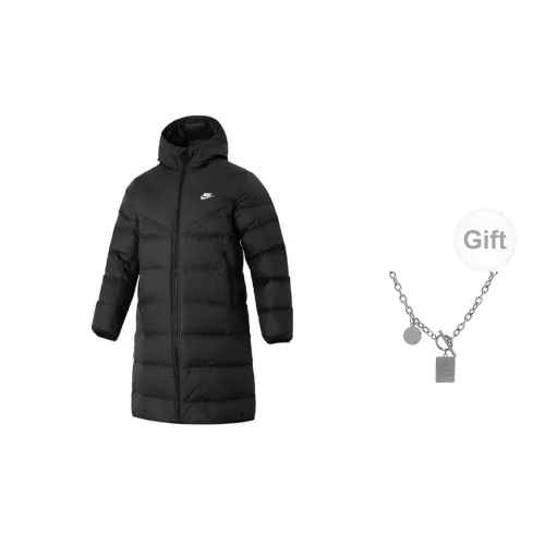 Nike Down Jackets Men Black+Free Necklaces