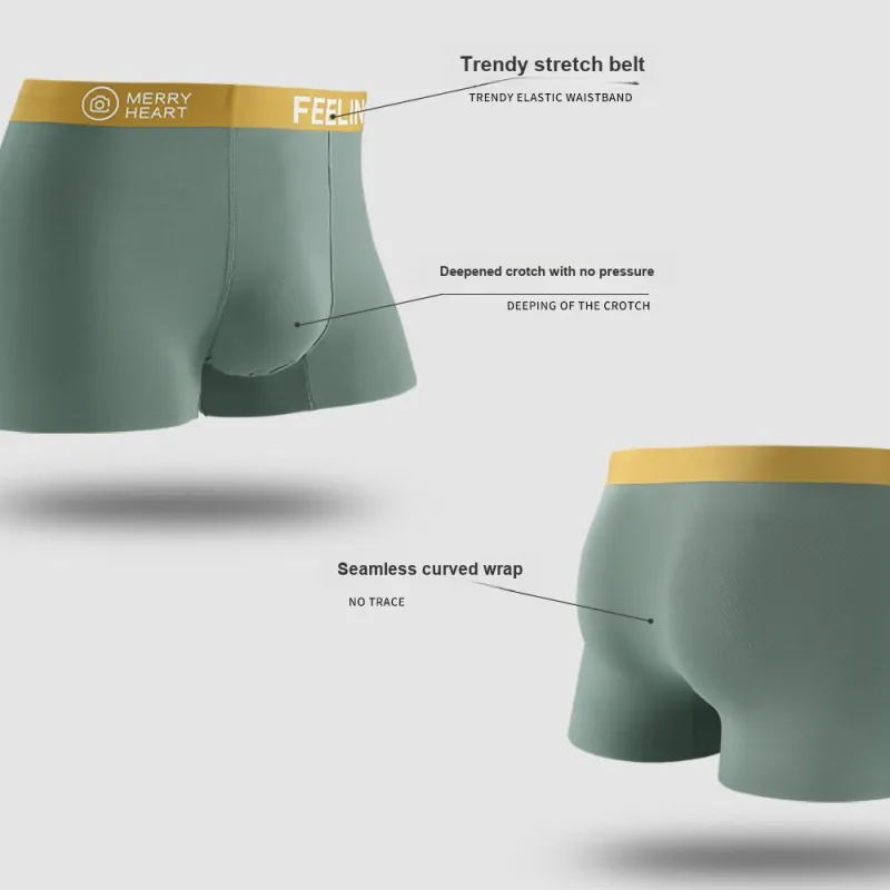 Qiao Ni Tong Underpants Men's 3 Pack-3