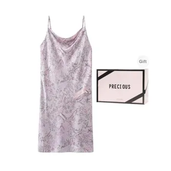OEING Nightgown Women's Gift Box Set Purple