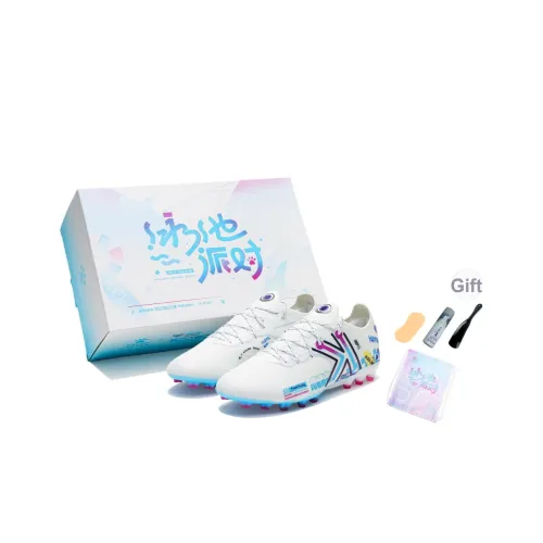 KELME Ji Di 5,0 MG MULTI Ground Амортизация Износостойкие футбольные бутсы Wear Унисекс Белый Цветной синий