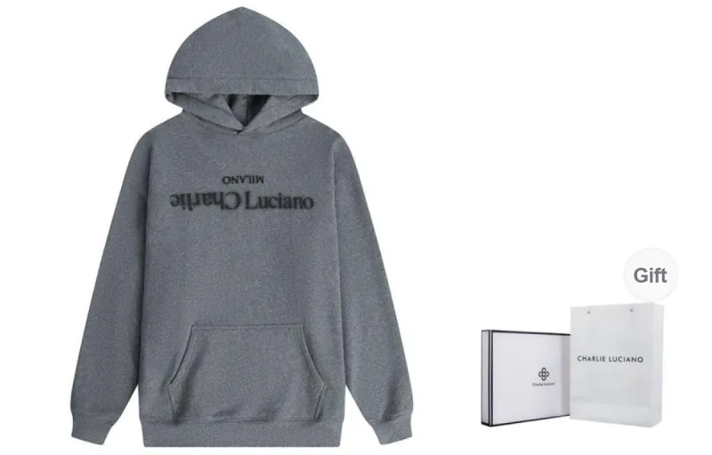 Charlie Luciano Sweatshirt Unisex Gray-0