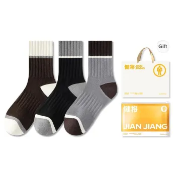 Master Mid Calf Socks Men's Shopping Bag 3 Pack