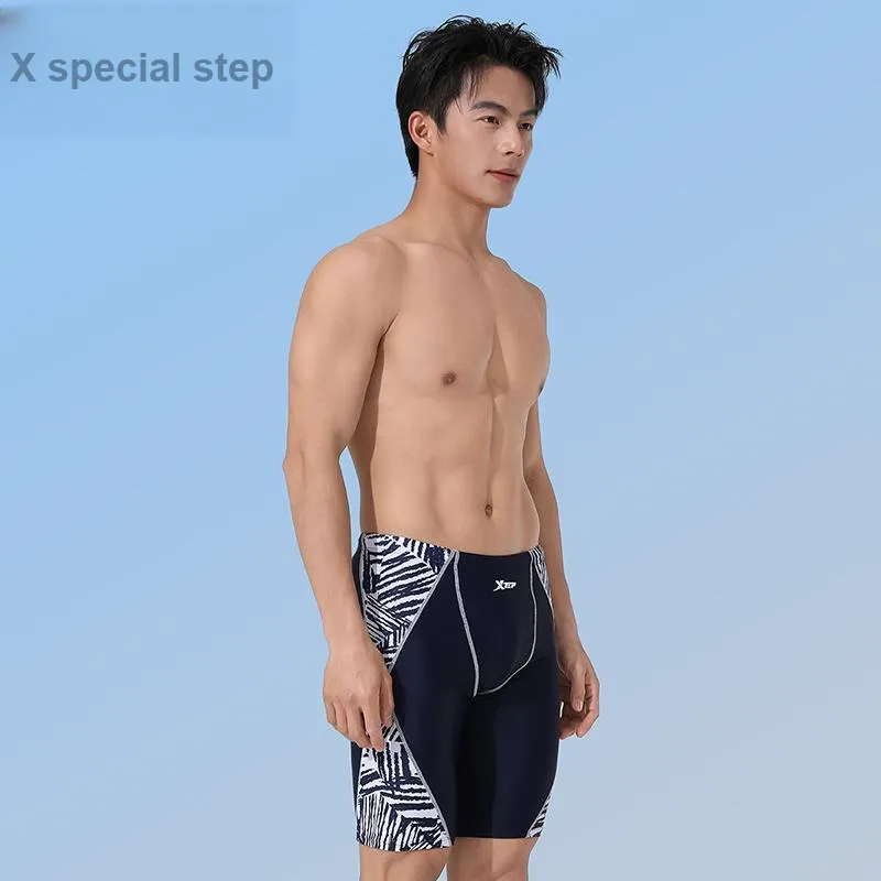 XTEP Swimming Shorts Men's Navy Blue-2