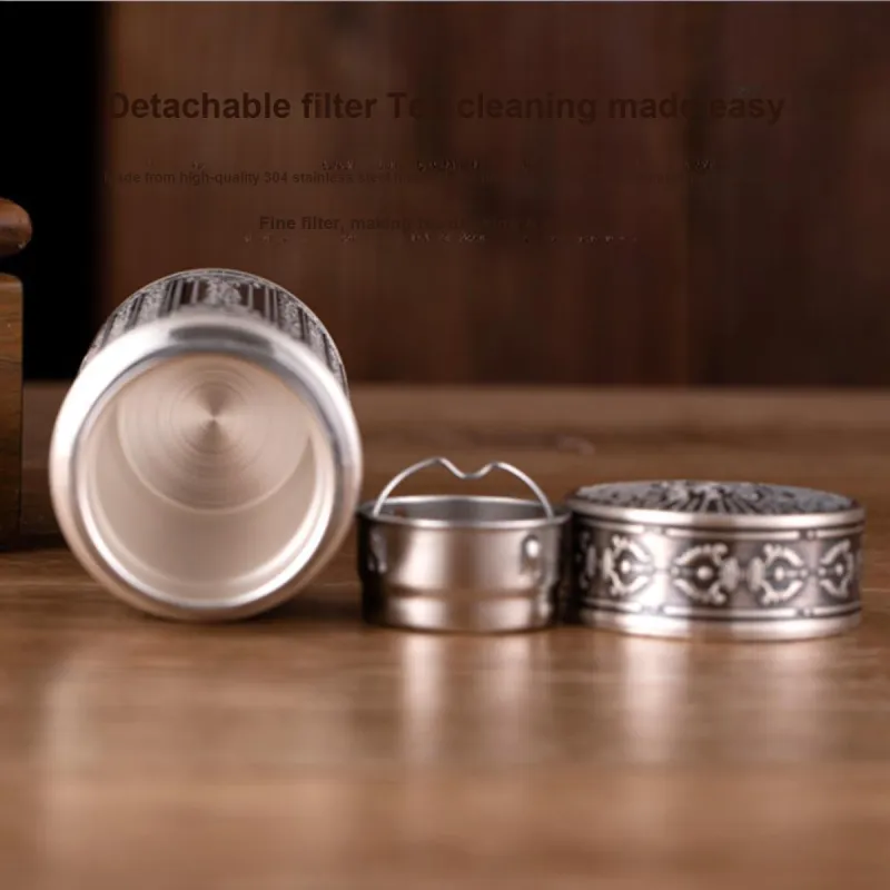 Yu Yin 999 Fine Silver Insulated Cups Men's-2