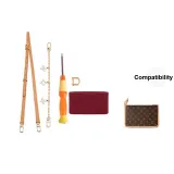 Beeswax Crossbody Shoulder Strap+Four-Leaf Clover Decorative Chain+Trumpet Sub-Bag Liner (Includes Modified Tool)