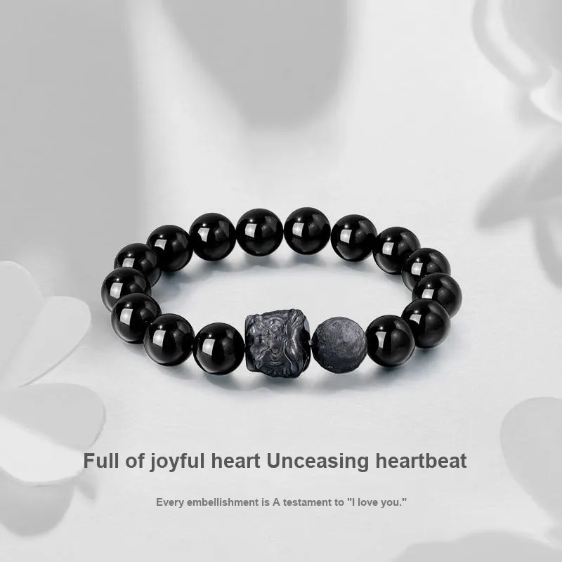 JUICY GRAPE Obsidian Bracelets Unisex-3