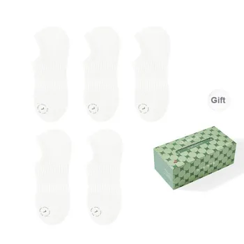 B&C.Room SS24 Ankle Socks Spring Summer Women's 5 Pack, Gift Box Set