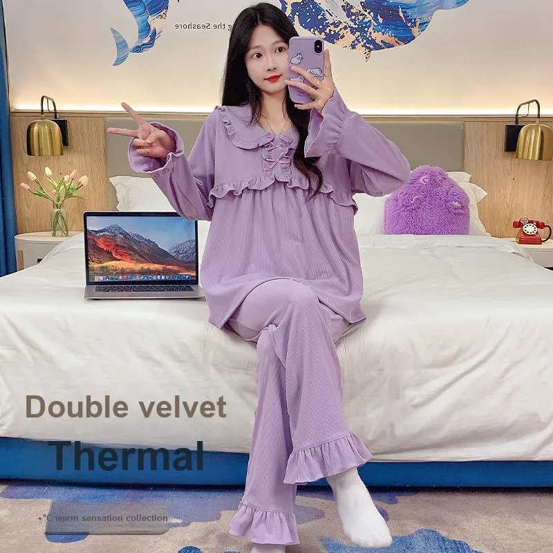 UAVAE Pajama Set Women's Image Color-3