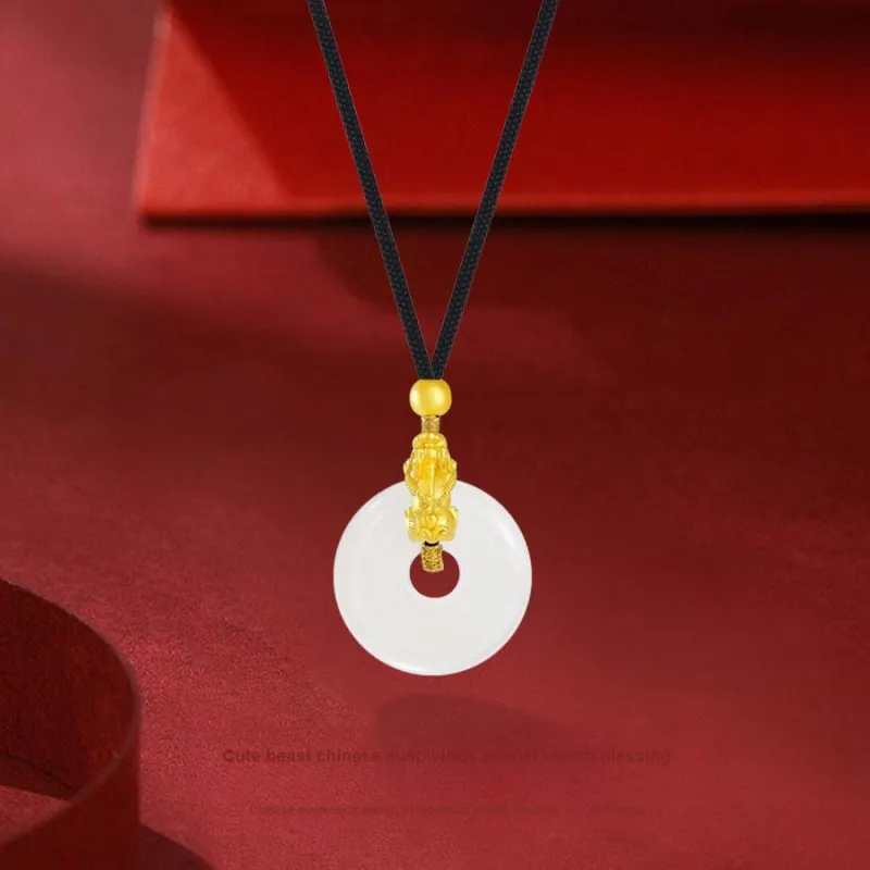 Master Kim Chalcedony Necklaces Unisex-1
