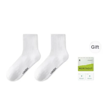 Montagut Mid Calf Socks Unisex 4 Pack
