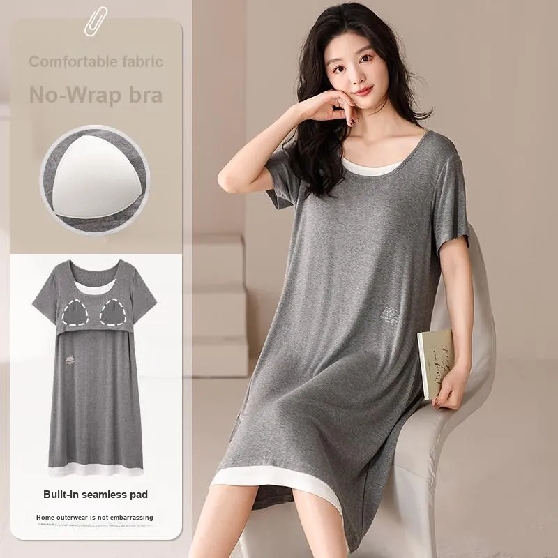 Pretty lady Women's Nightgowns-1