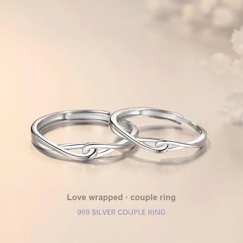 MISS TOOYA S999 Fine Silver Rings Unisex-1