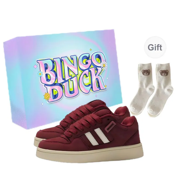 BINGO DUCK Skateboard Shoes Women's-4