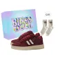 Burgundy+Gift Socks+Exclusive Shoe Box