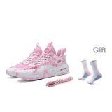 Sugar Pink White Socks