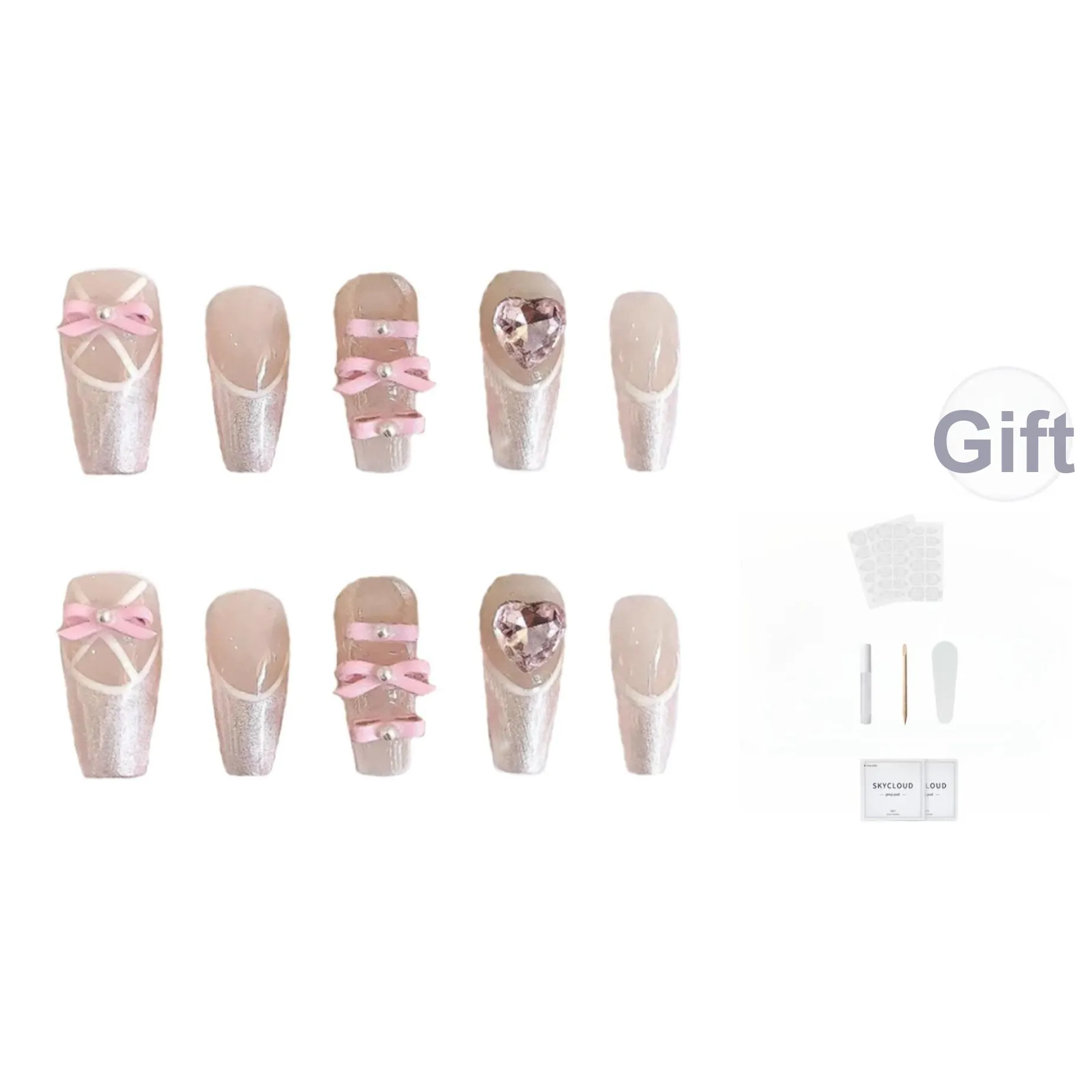 AIDINGQI Искусственные ногти для женщин