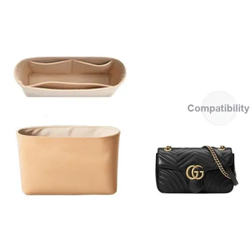 Sampony Вкладыш из фетра сумка женская бежевый черный