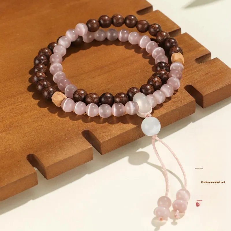 DVNRR Glass Cat Eye Bracelets Women's-1