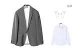Gray (Includes Brooch+Shirt)