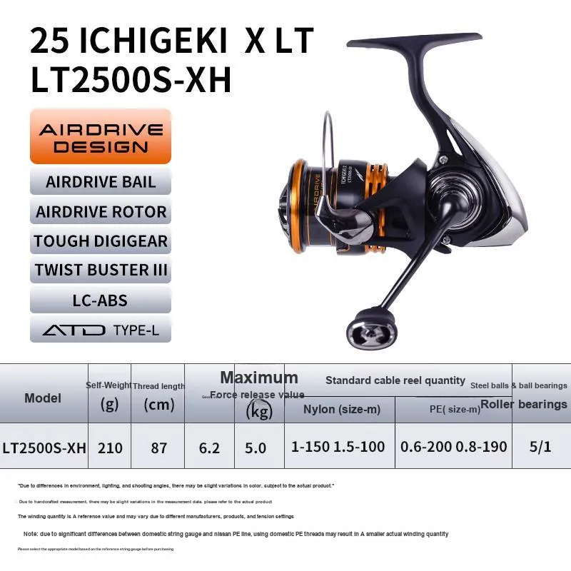 DAIWA One Touch Spinning Reel X LT Fishing Line Reels Front Drag Spinning Reel Fishing-1