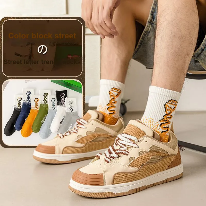 Yalu Mid Calf Socks Men's 5 Pack-7
