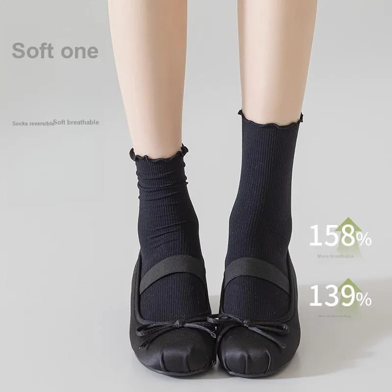 Lanza Mid Calf Socks Women's Combo Set-5
