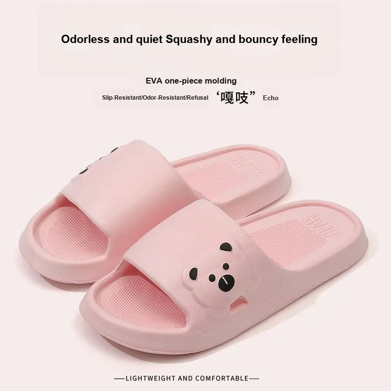 Foot Recreation Squashy And Bouncy Feeling Slippers-2