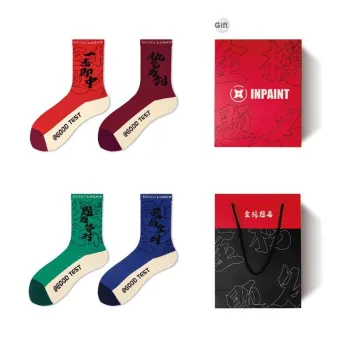 ROBINHOOD Mid Calf Socks Unisex Box 4 Pack